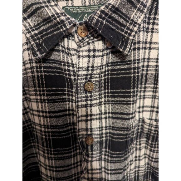 Woolrich Shirt Mens XL Trout Run Flannel Button Down Blue Plaid Cotton Outdoor - Picture 2 of 13